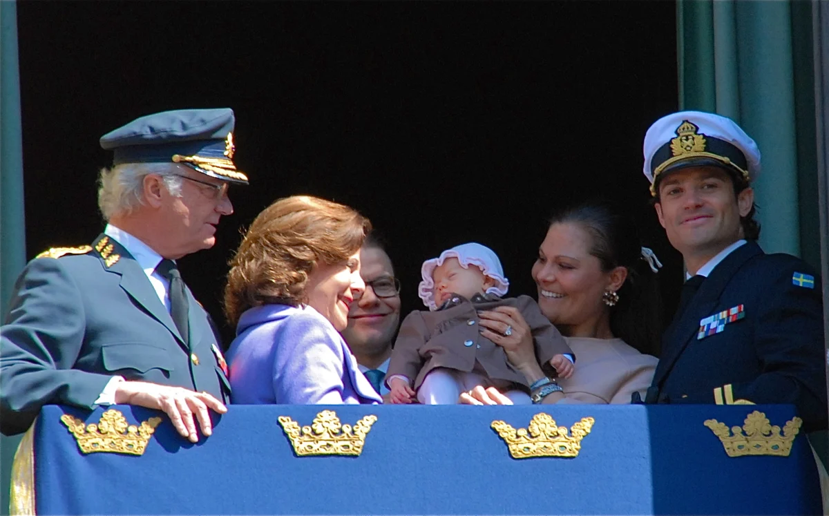 Kungafamiljen på Stockholms slott 2012